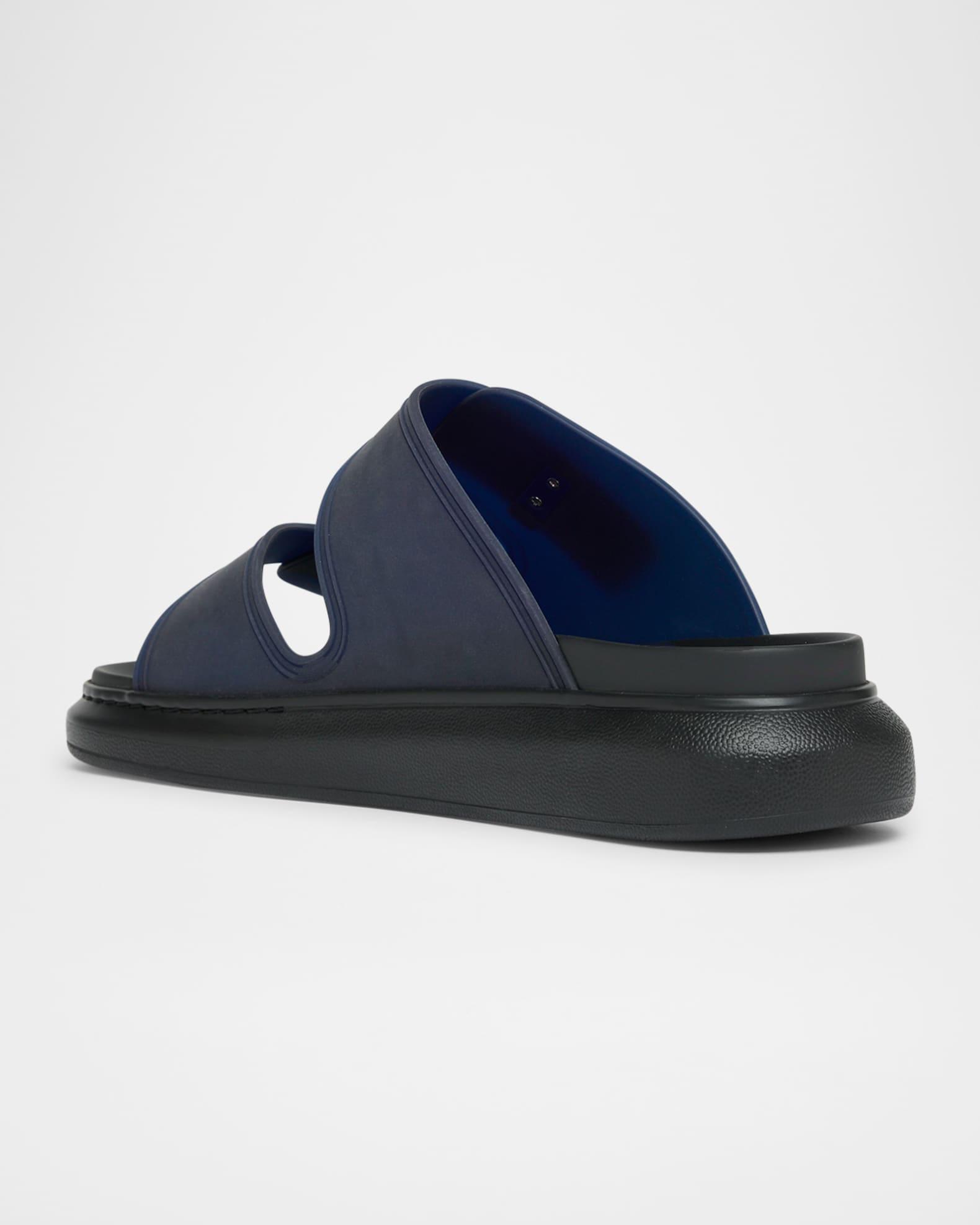 Men's Rubber Double-Buckle Sandals Product Image