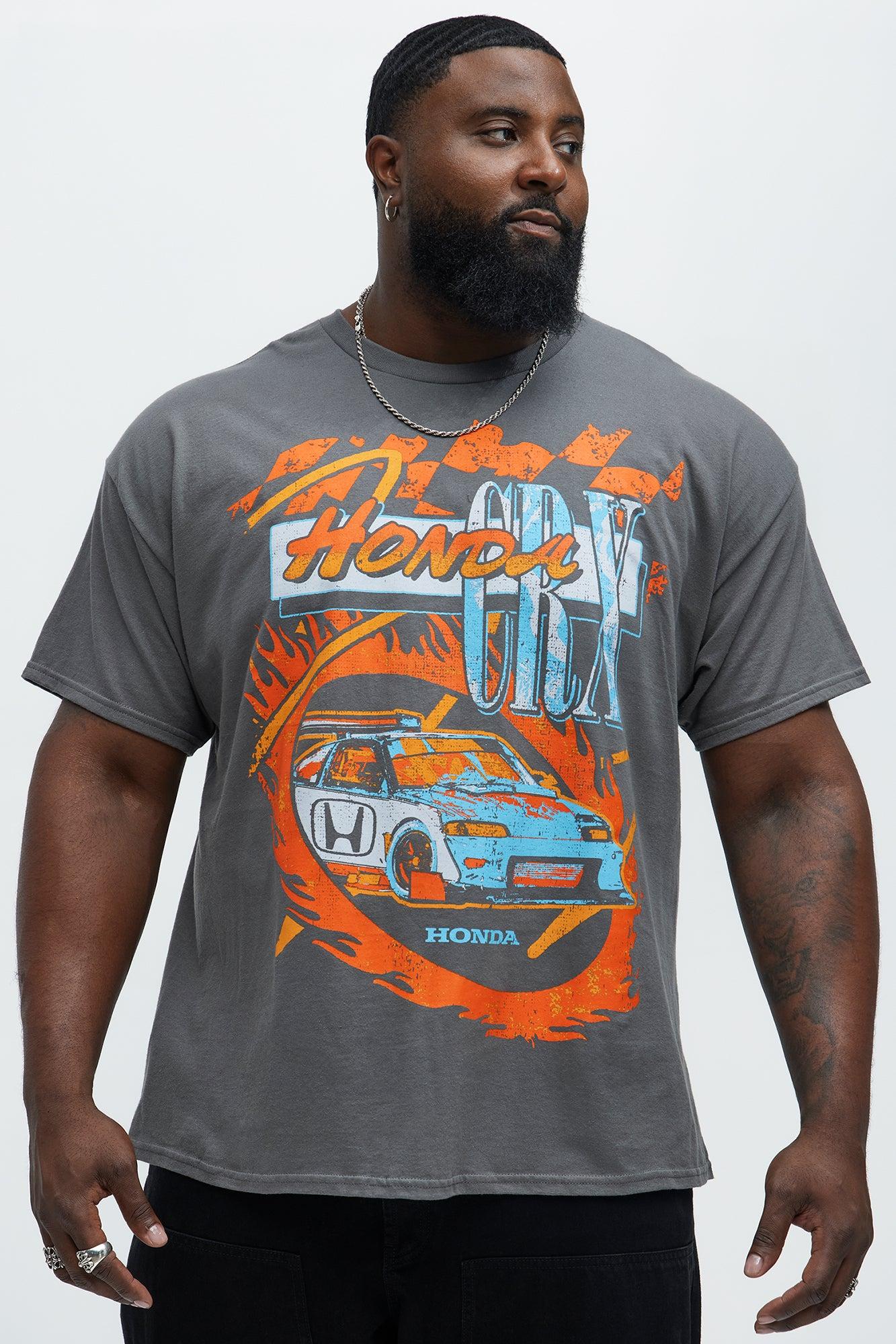 Honda Racing CRX Short Sleeve Tee - Charcoal Product Image