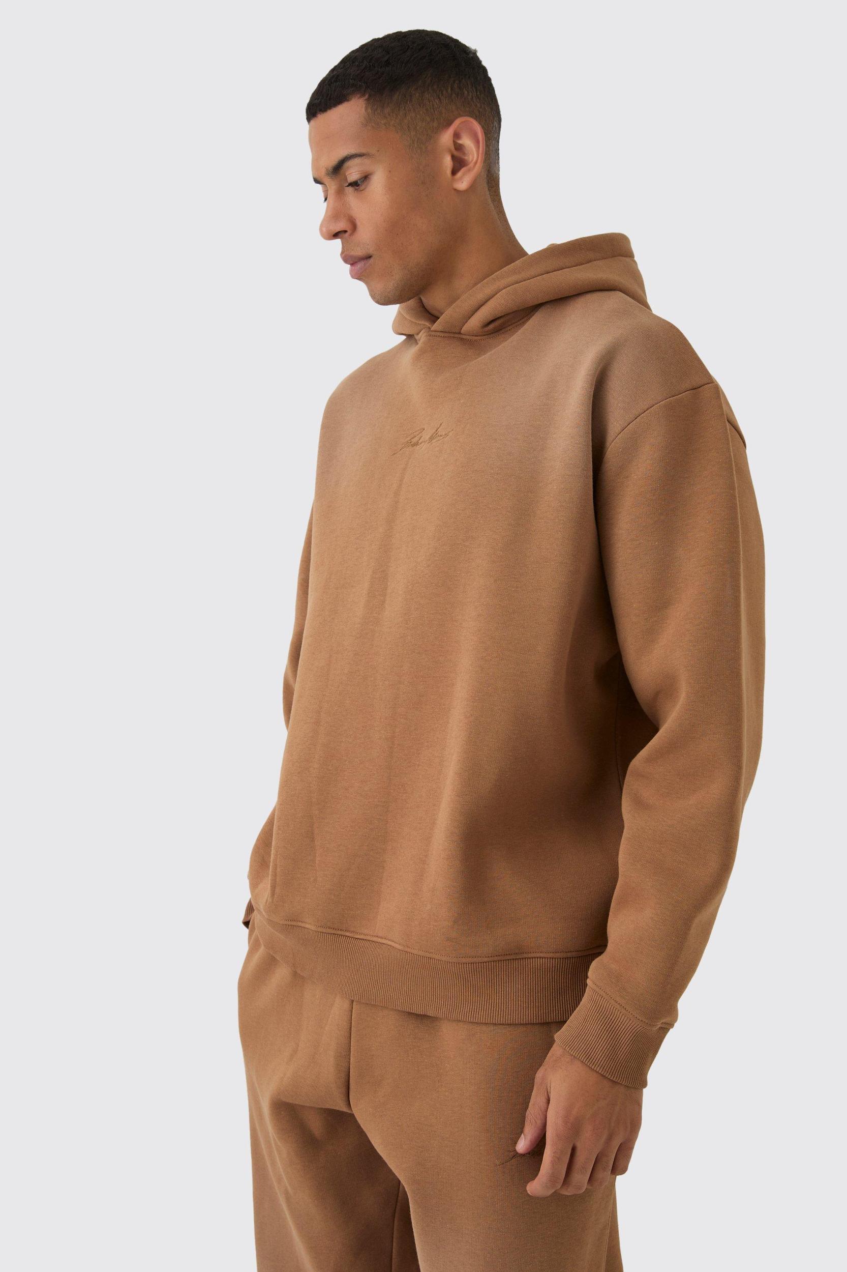 Oversized Man Spray Wash Hoodie | boohooMAN USA Product Image