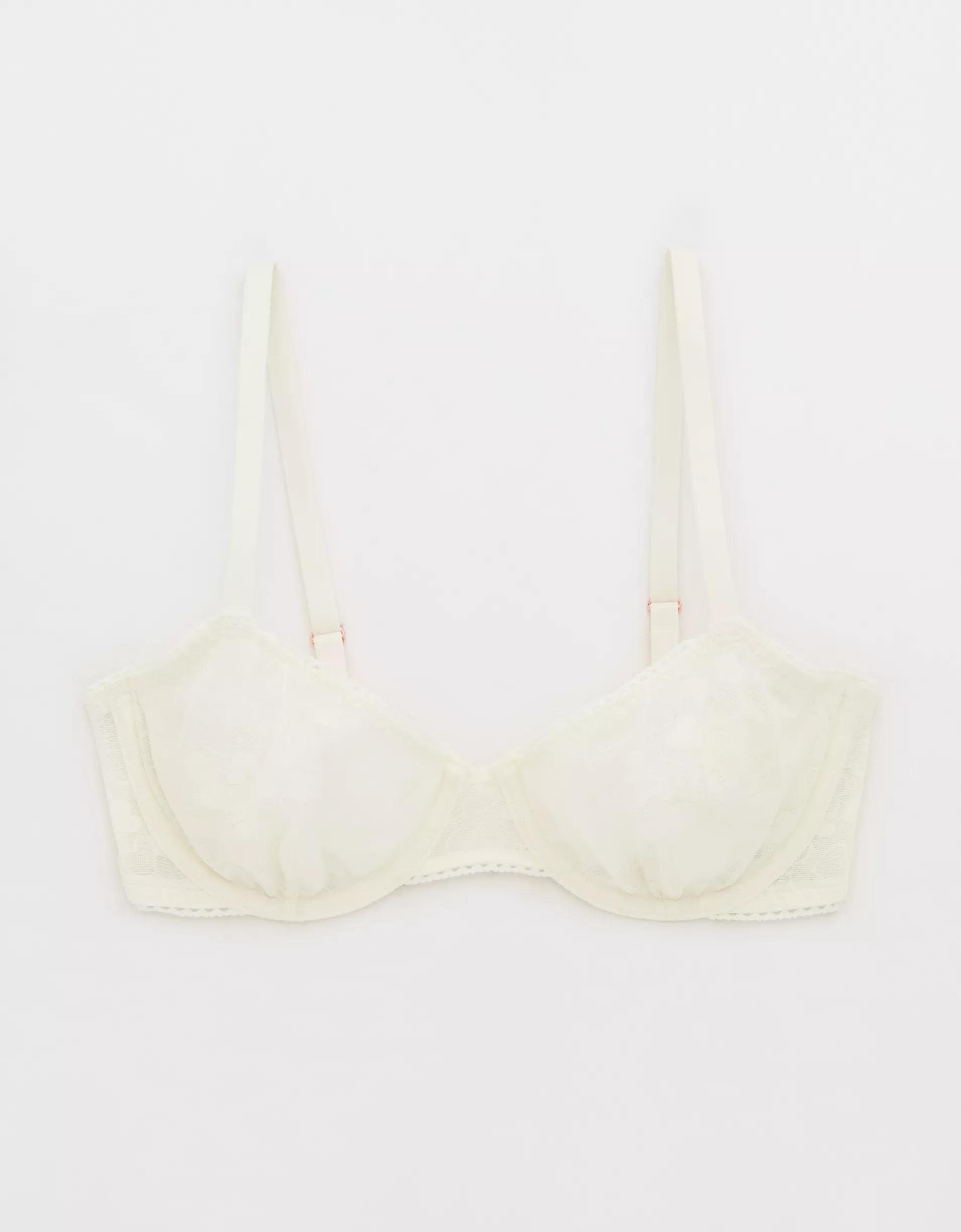 Show Off Heart Mesh Unlined Bra Product Image