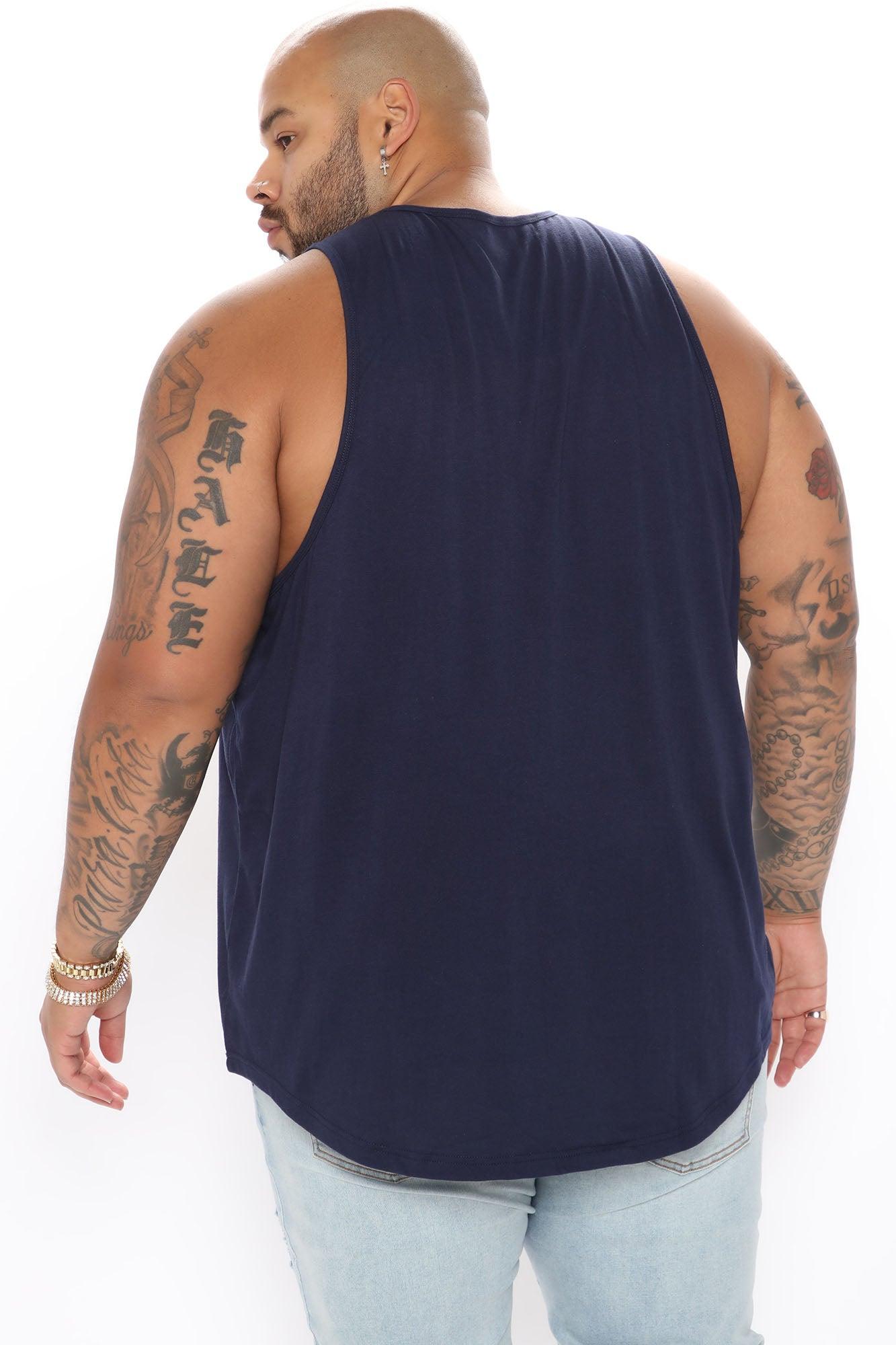 Essential Tank Top - Navy Product Image