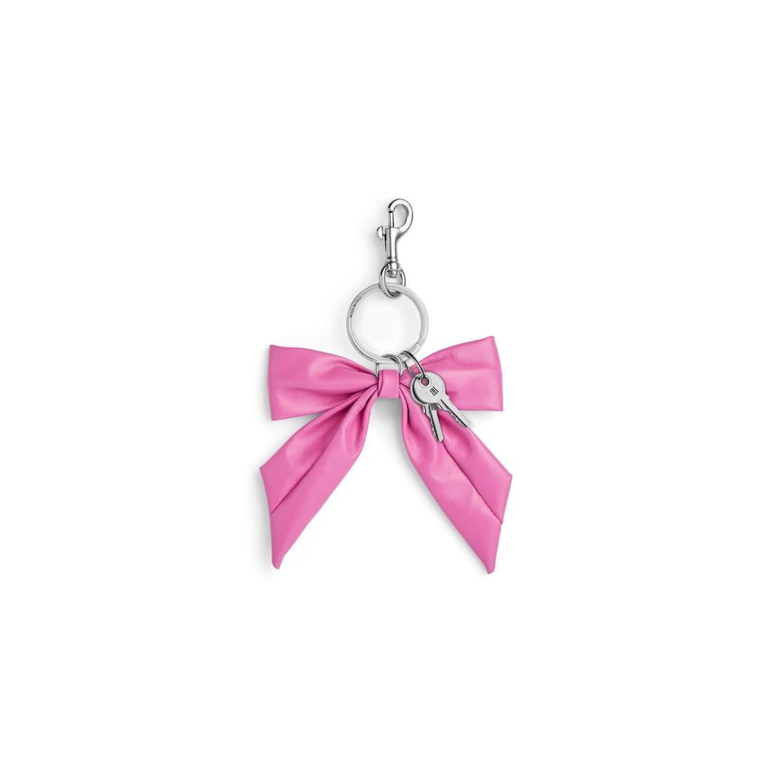 Women's Clémence Bow Charm/keychain in Pink Product Image