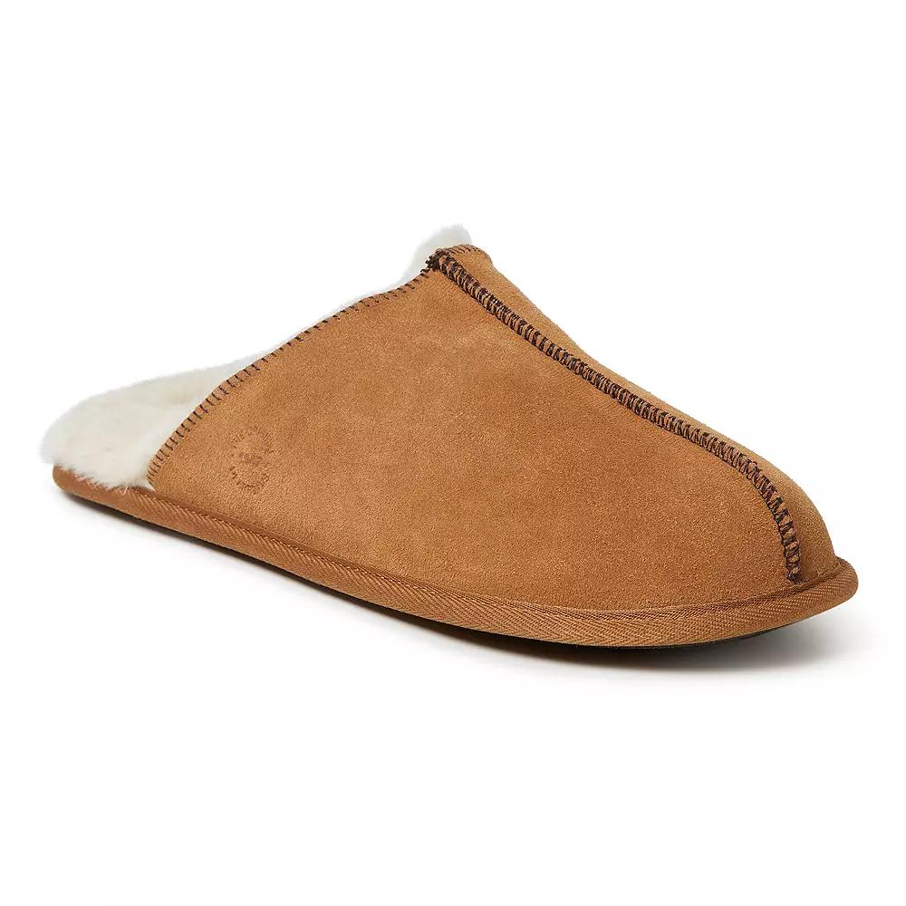 Dearfoams Suede Men's Scuff Slippers,  Product Image