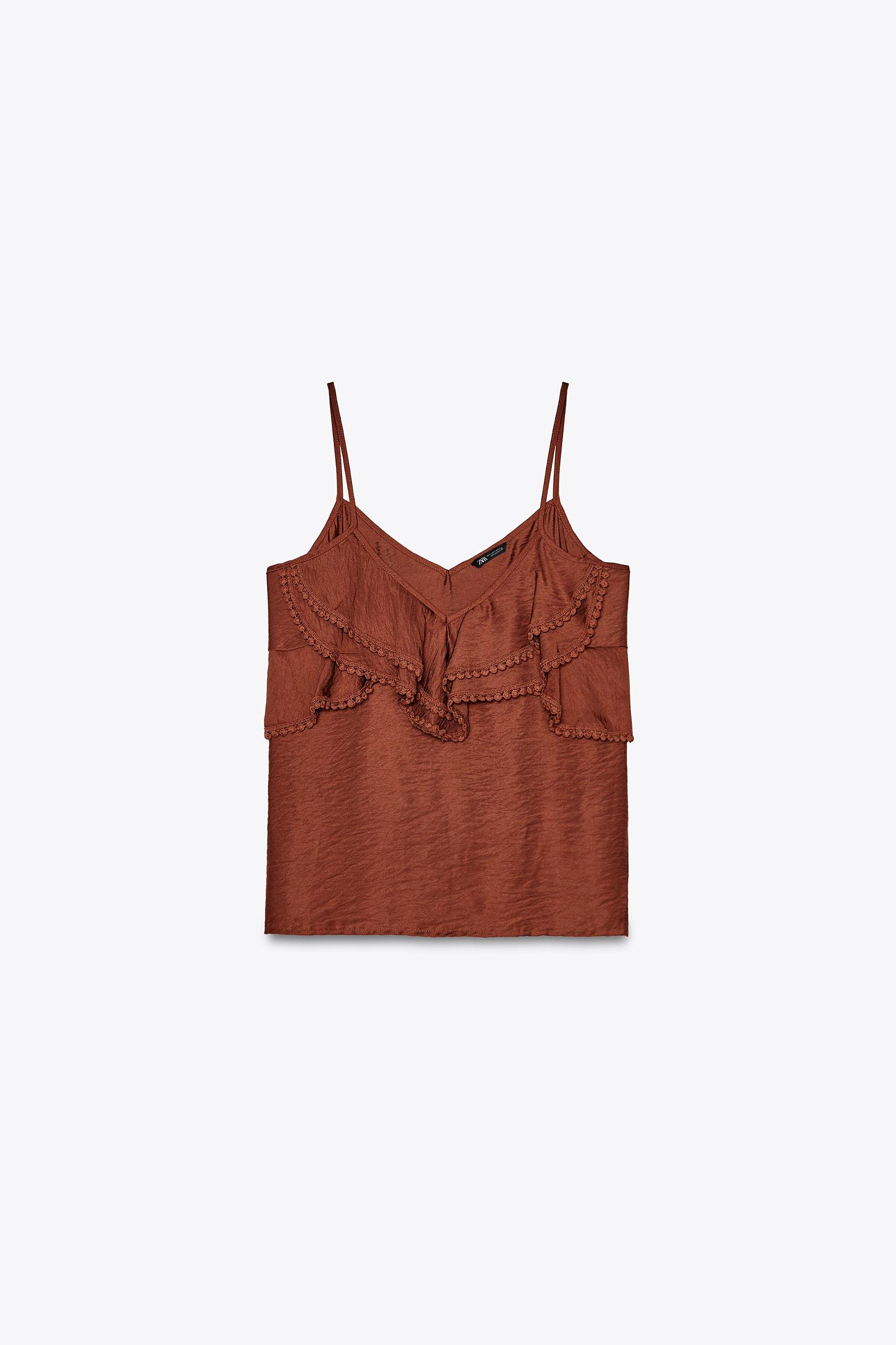 RUFFLED LACE TOP Product Image