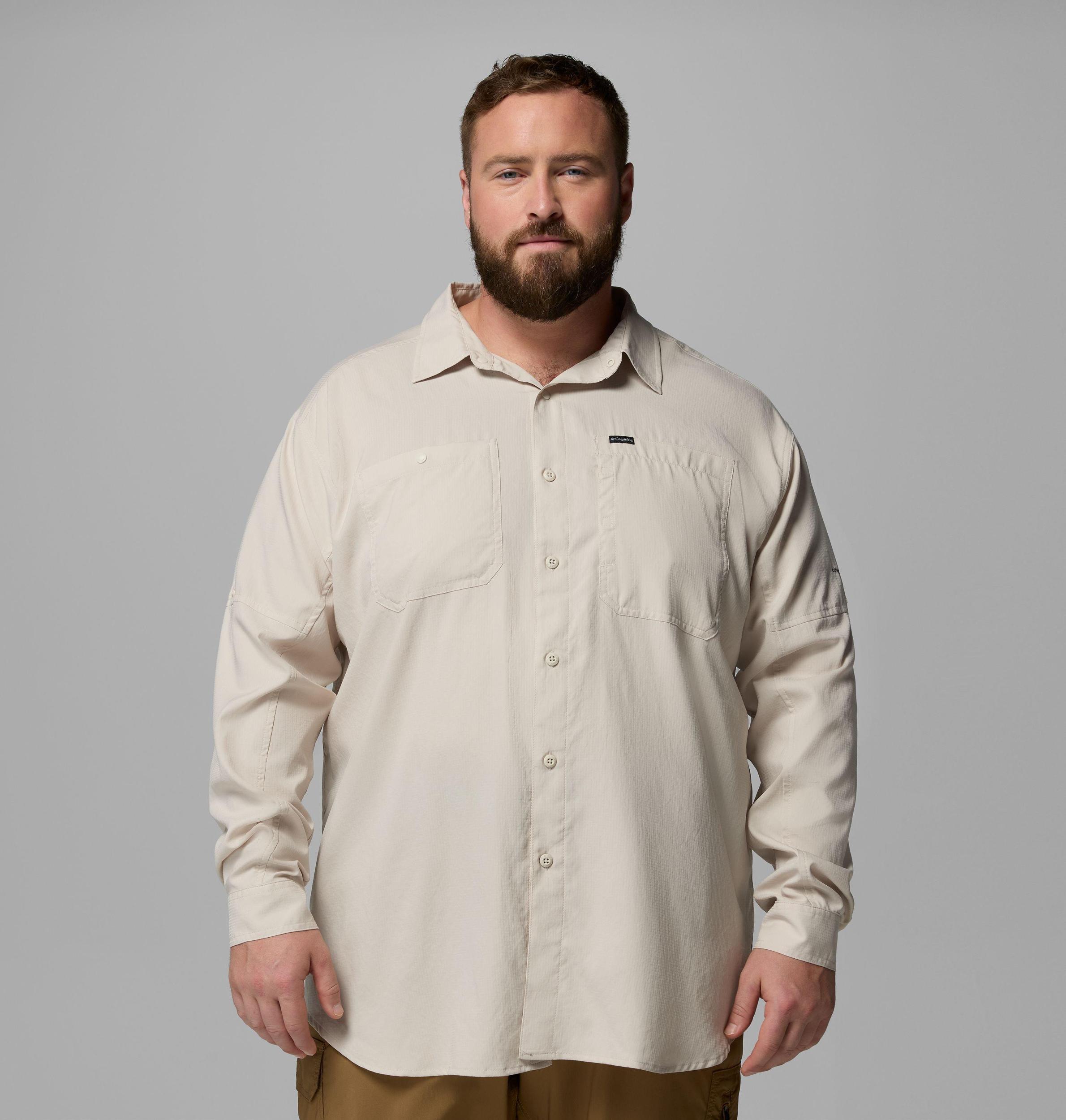 Columbia Mens Silver Ridge Utility Lite Long Sleeve Shirt - Big- Product Image