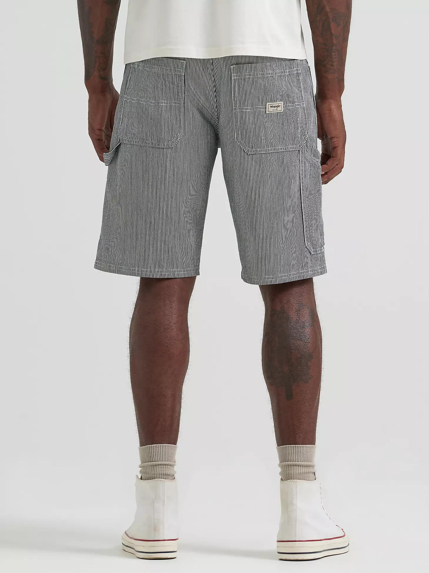 Men's Railroad Stripe Carpenter Short in Railroad Stripe Product Image