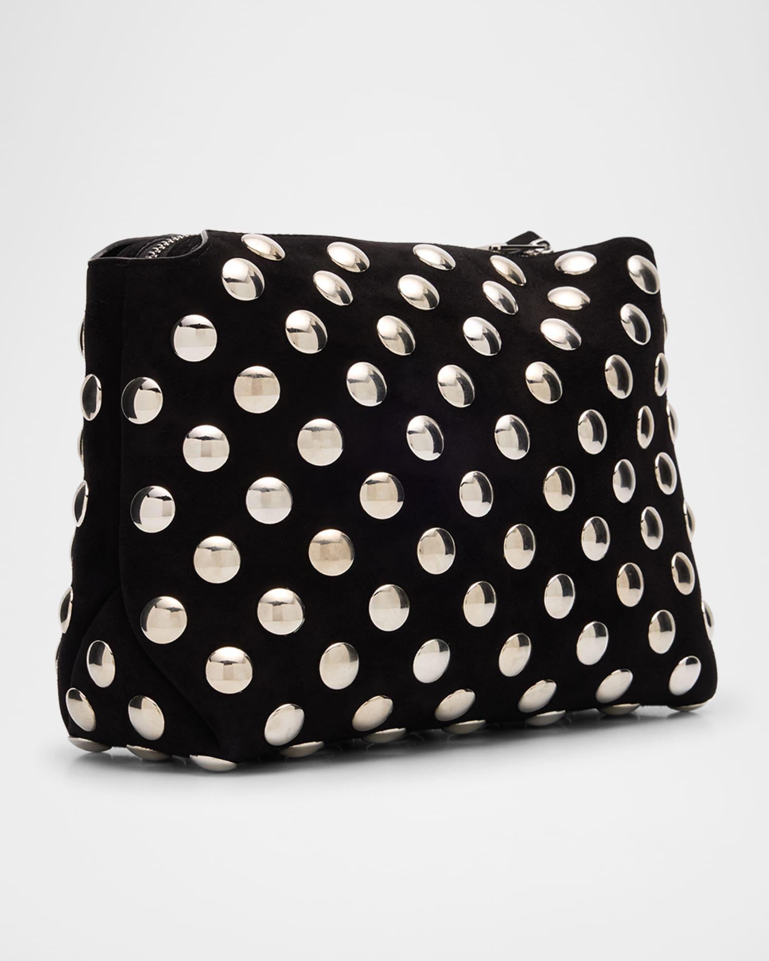 Lina Medium Studded Suede Crossbody Bag Product Image