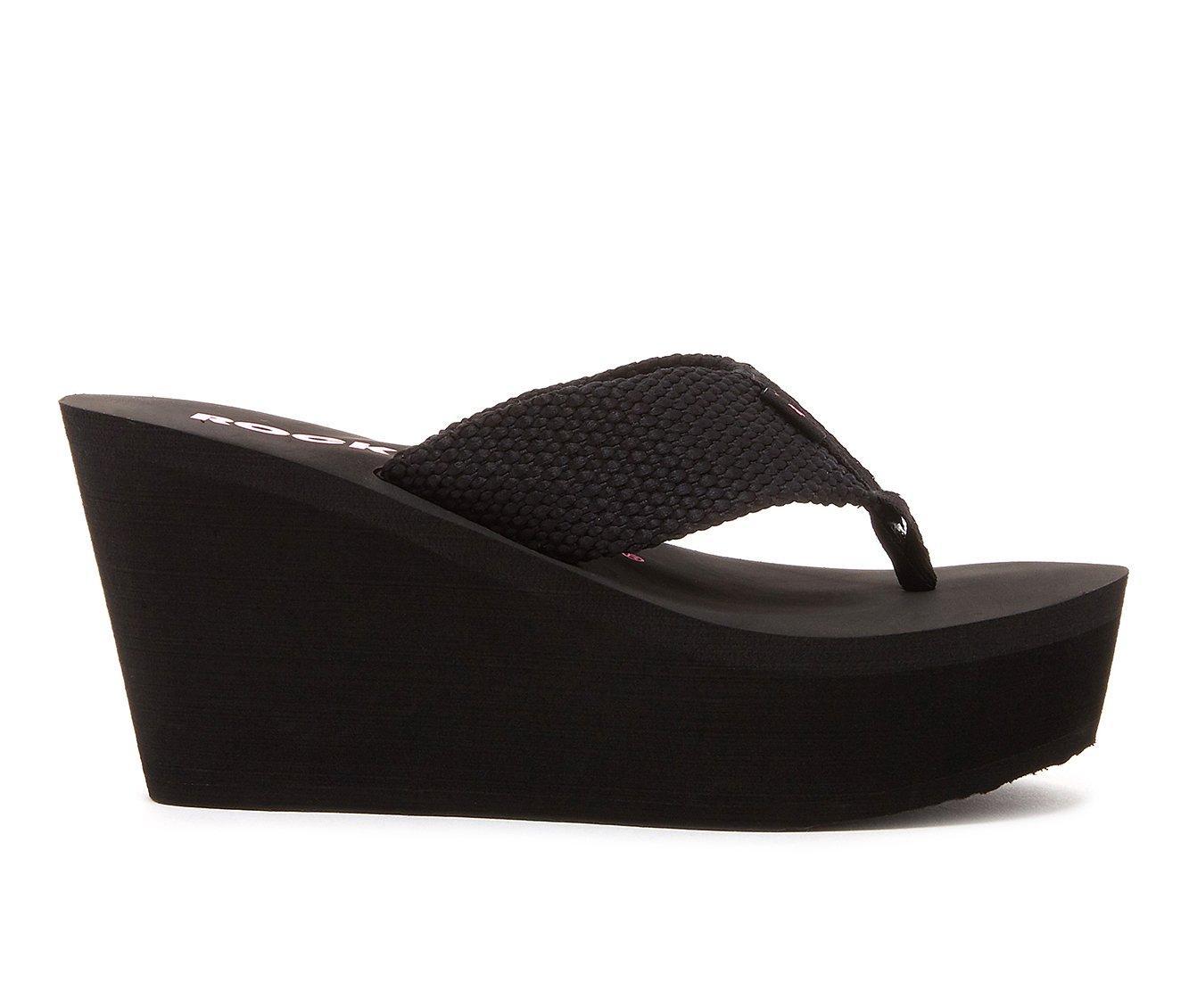 Women's Rocket Dog Diver Platform Wedge Flip-Flops Product Image