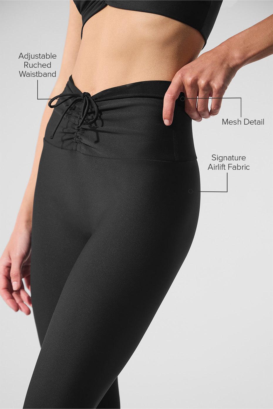 Airlift Mesh High-Waist Divine Legging - Black Product Image