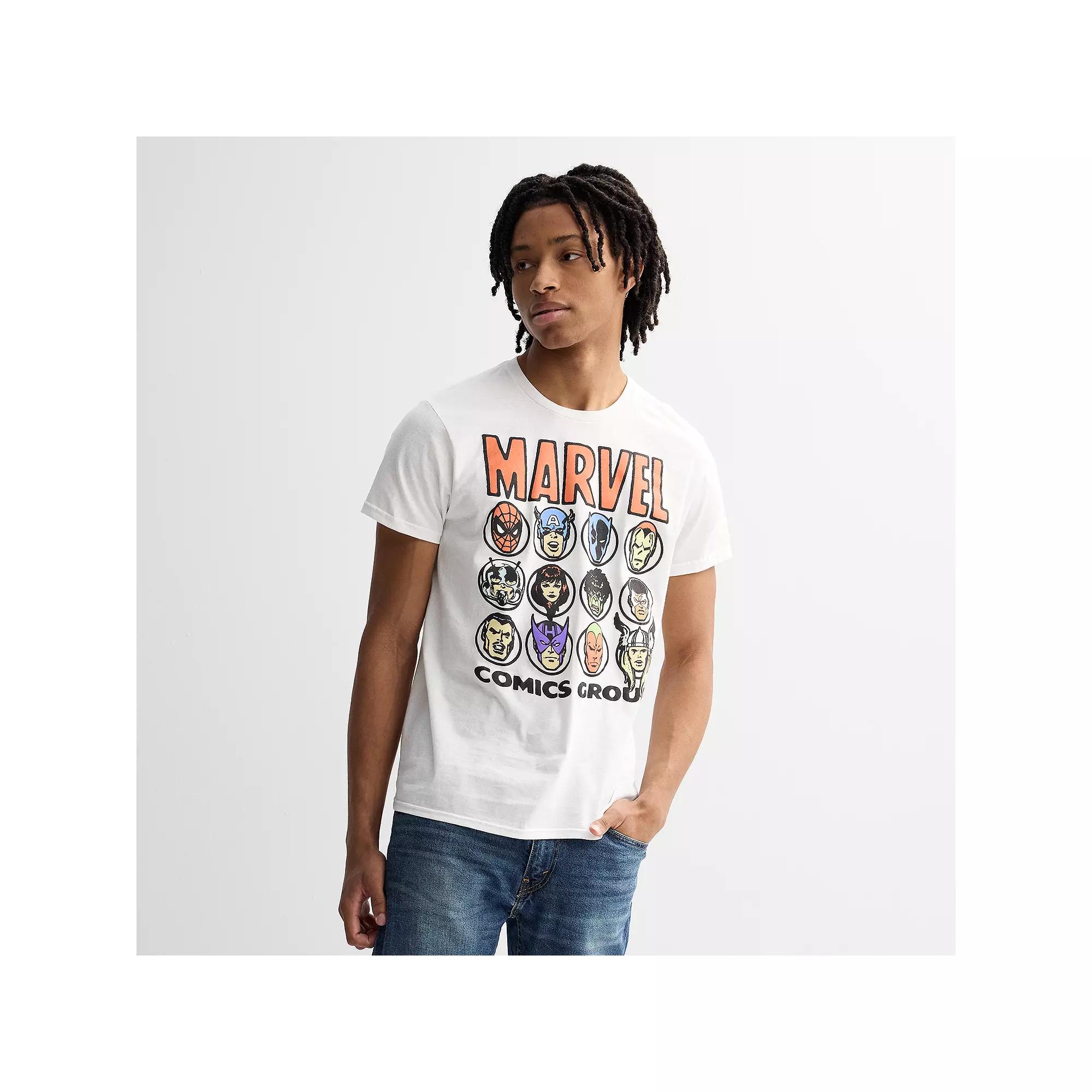 Men's Marvel Comic Heads Graphic Tee,  Product Image