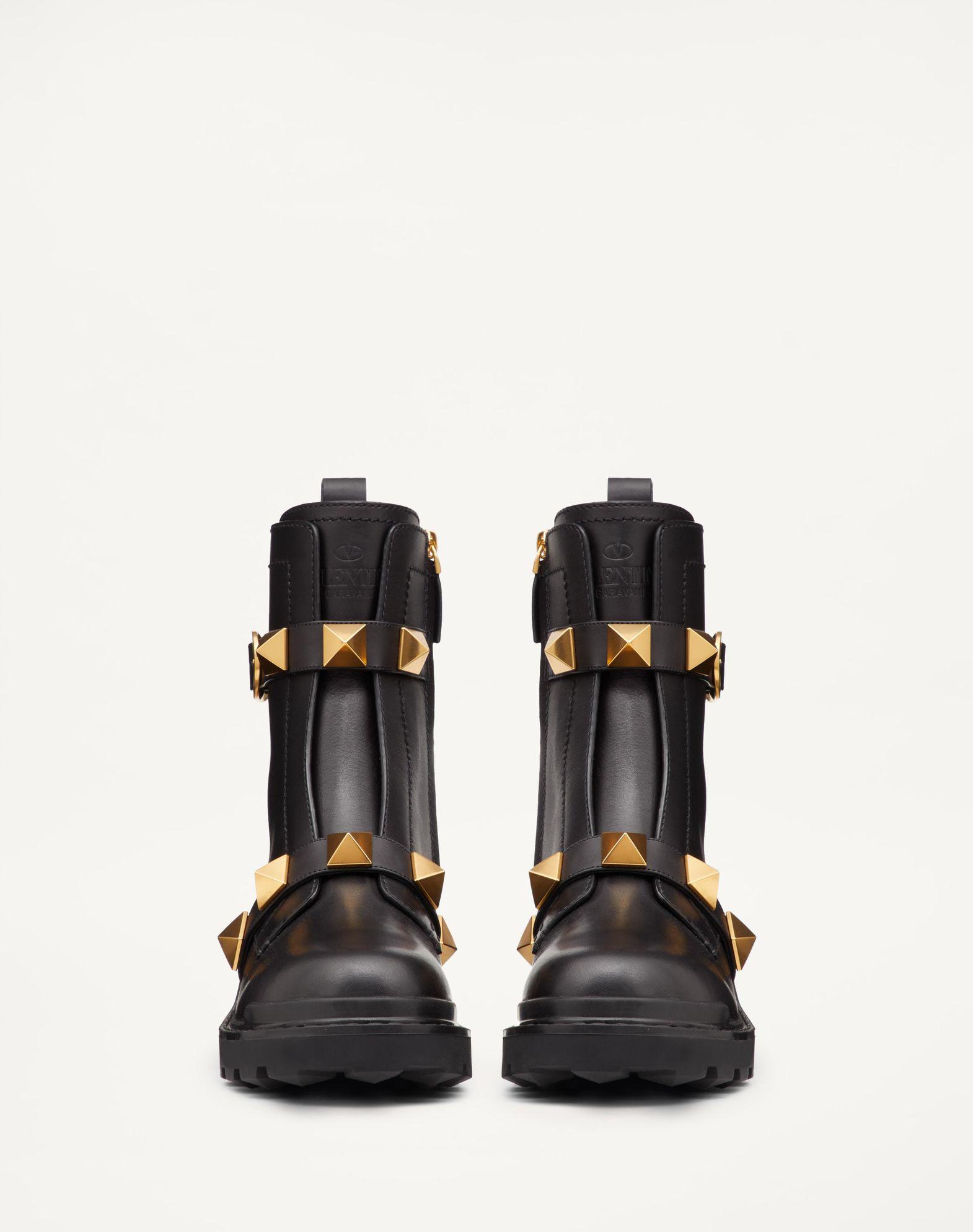 Roman Stud Calfskin Combat Boot 40Mm Product Image