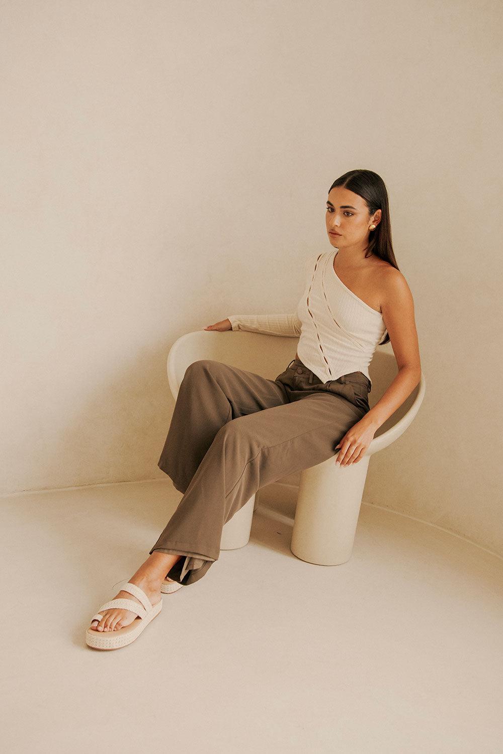 Layla Top - Cream Product Image