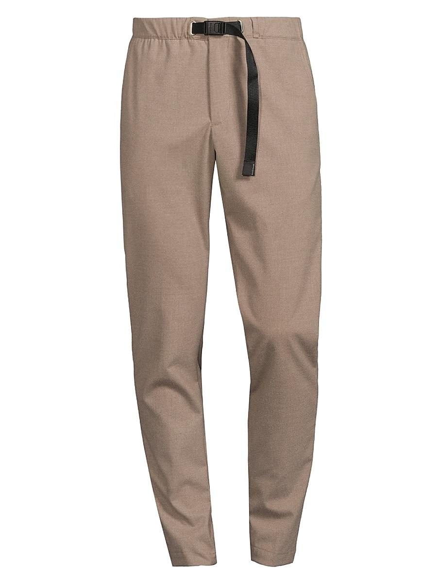 Mens Belted Slim-Fit Pants Product Image