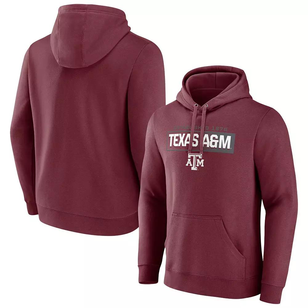 Men's Fanatics Crimson Oklahoma Sooners Arched Logo Pullover Hoodie, Size: 3XL, Red Product Image