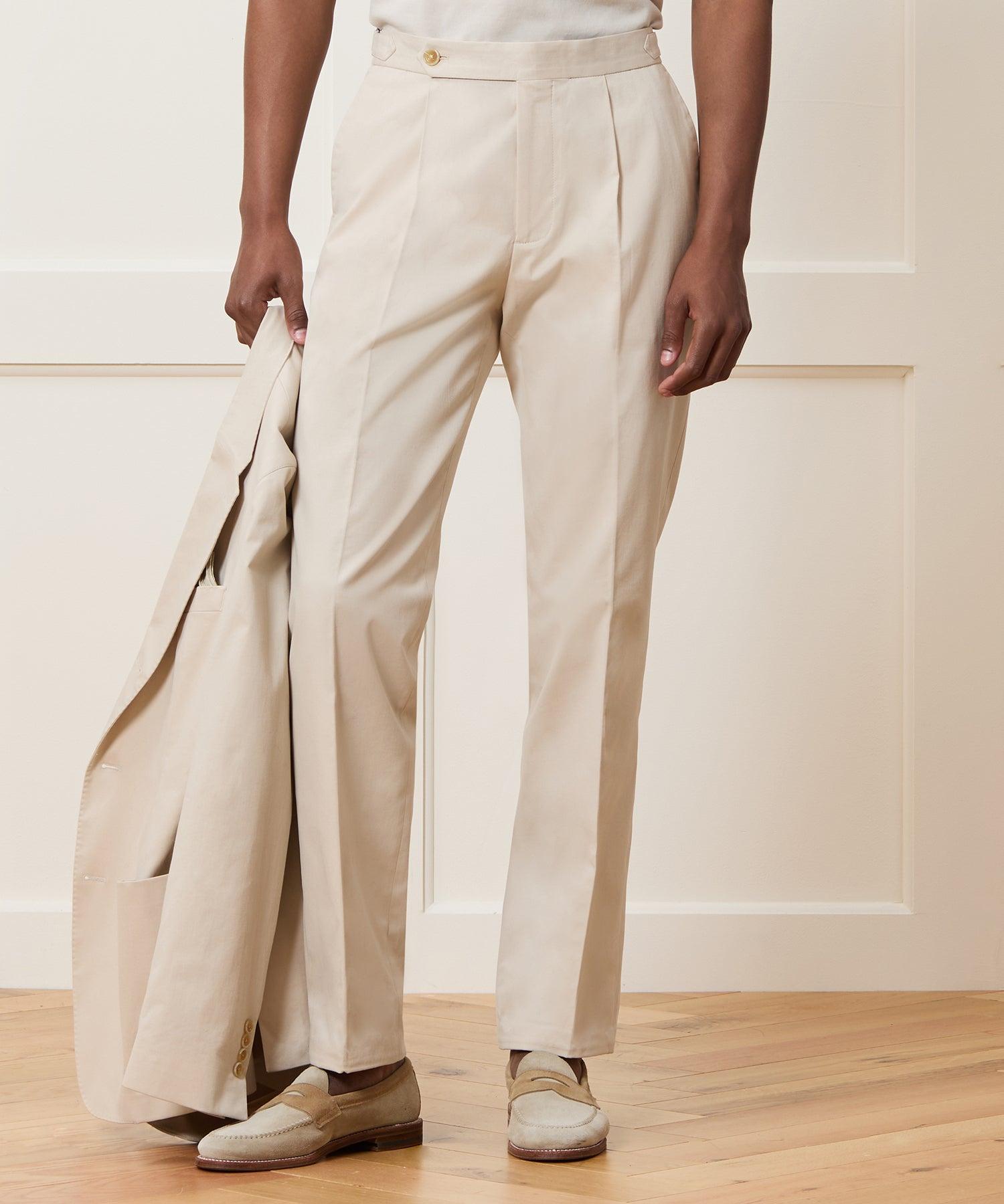 Italian Cotton Side Tab Trouser Product Image