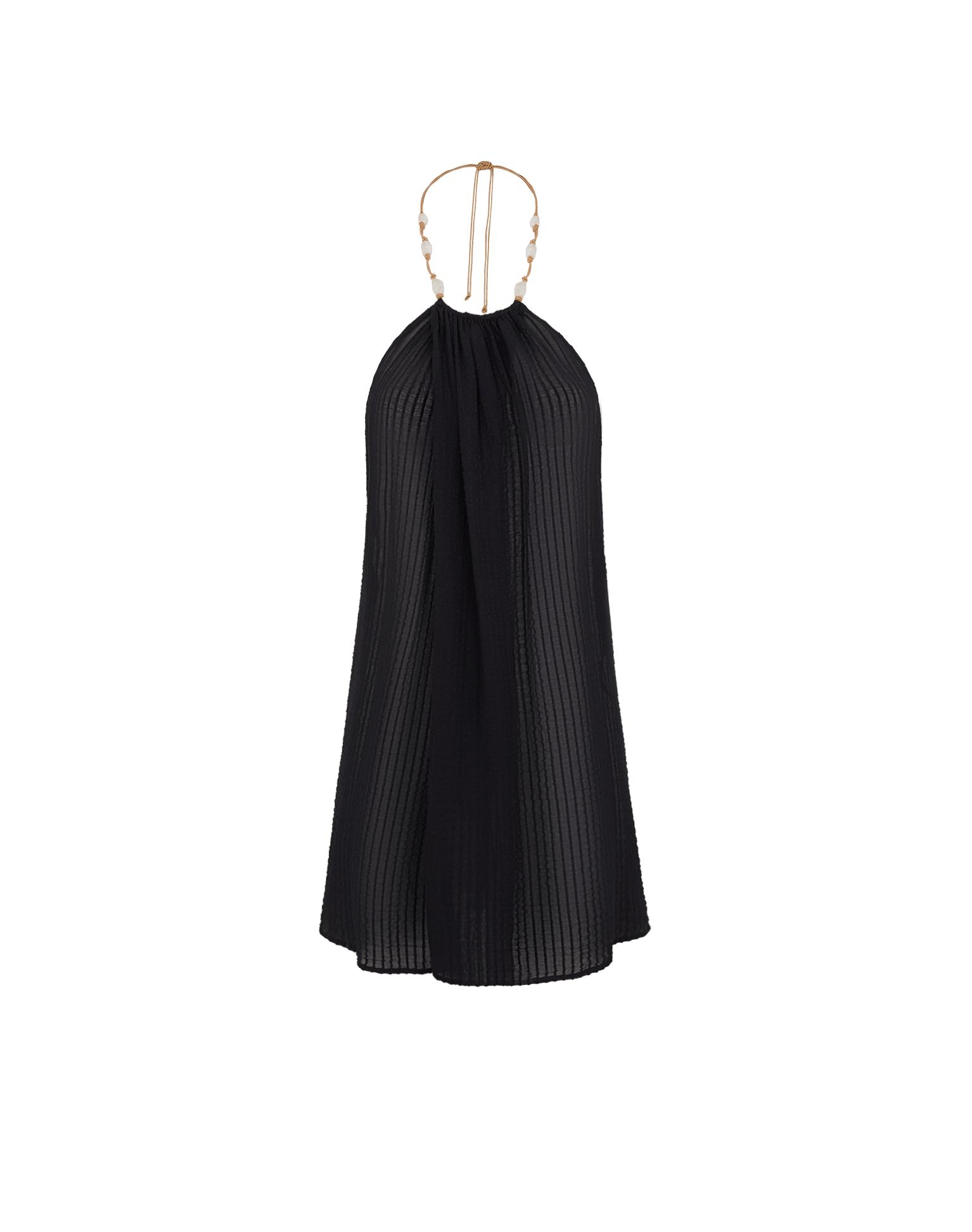Cloe Short Cover Up - Black Product Image