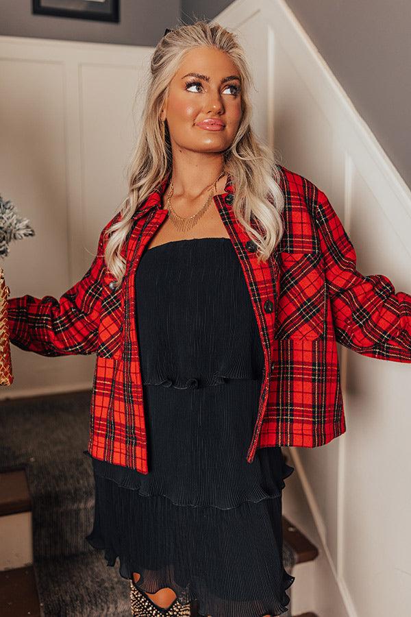 Paris Dreamer Pleated Dress In Black Product Image