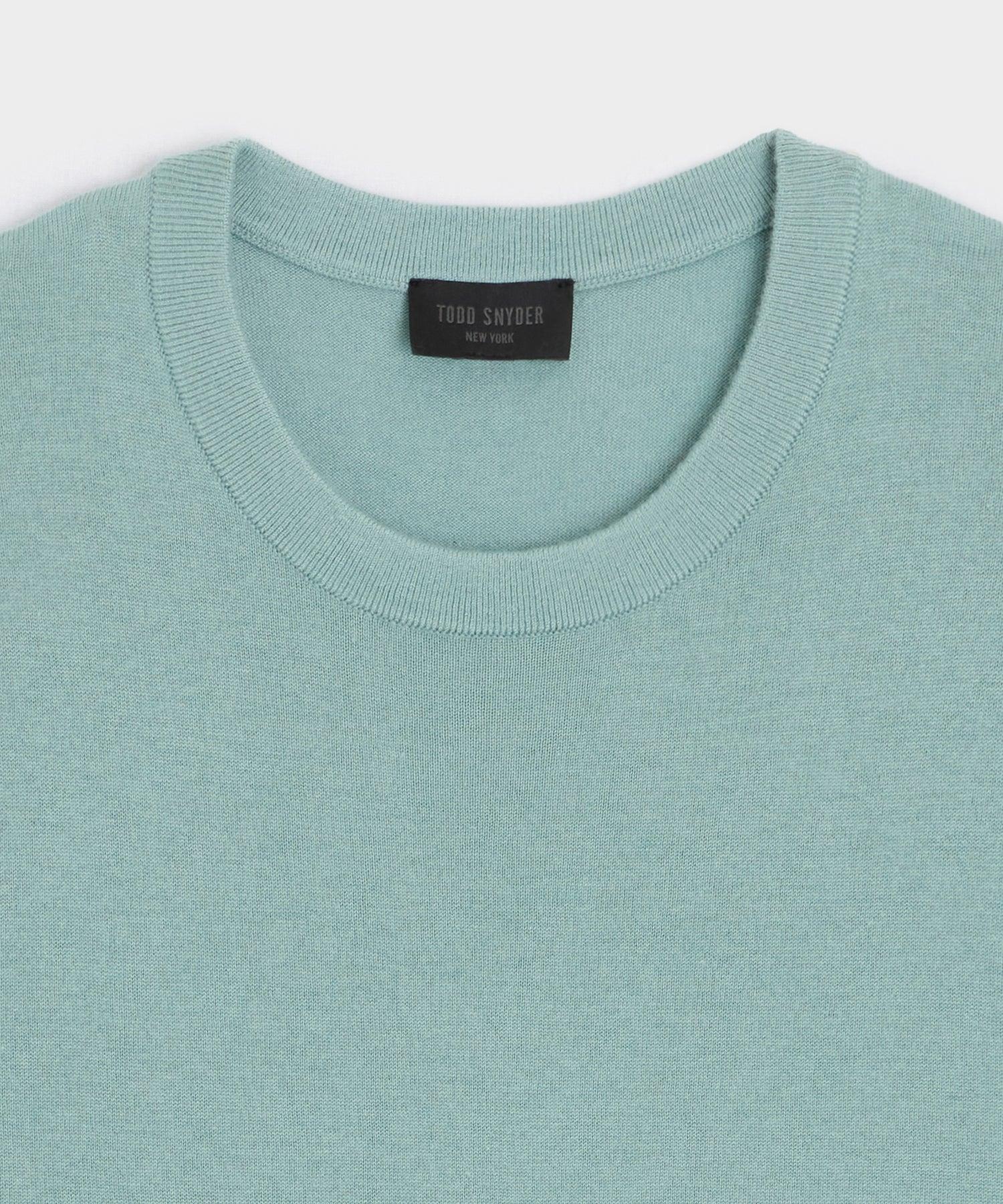 Silk-Cashmere Sweater Tee Product Image