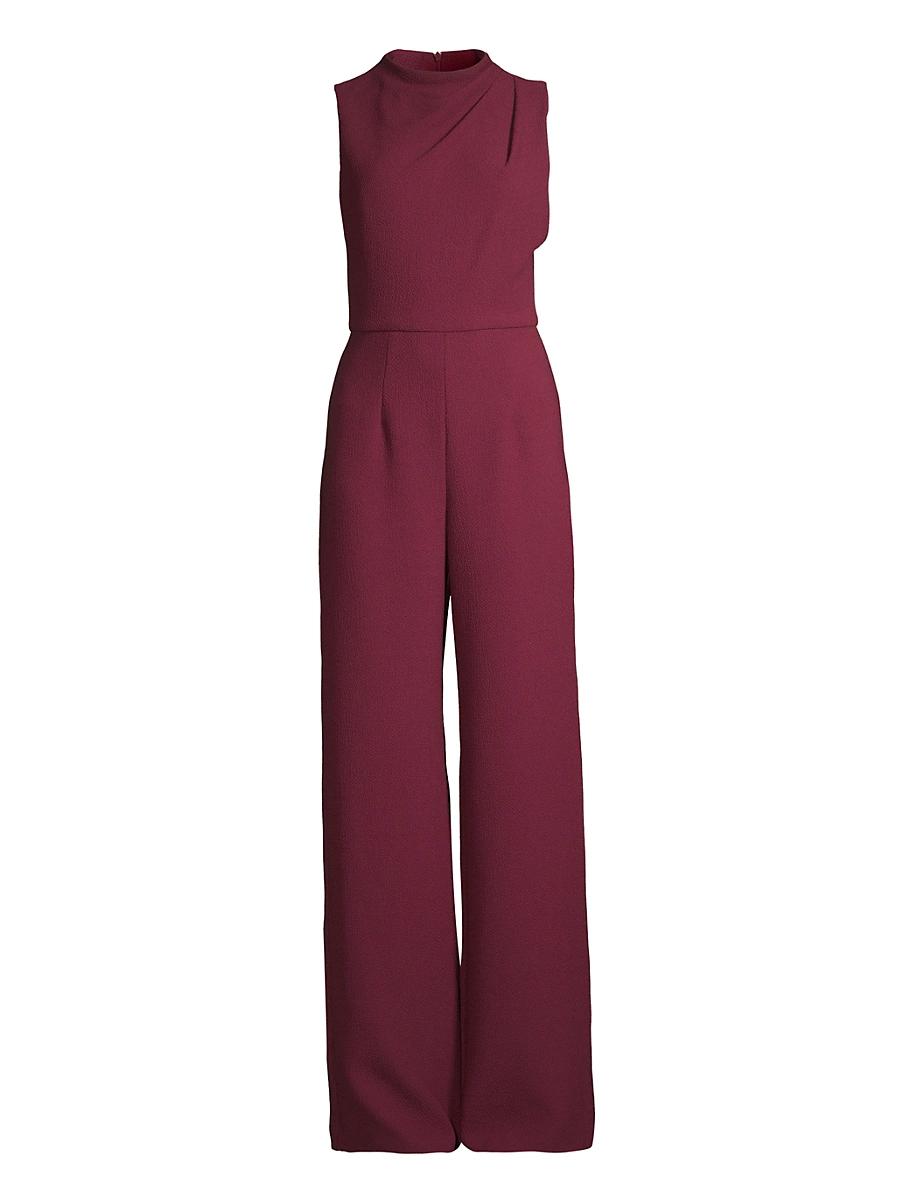 Womens Corinne Sleeveless Flared-Leg Jumpsuit Product Image