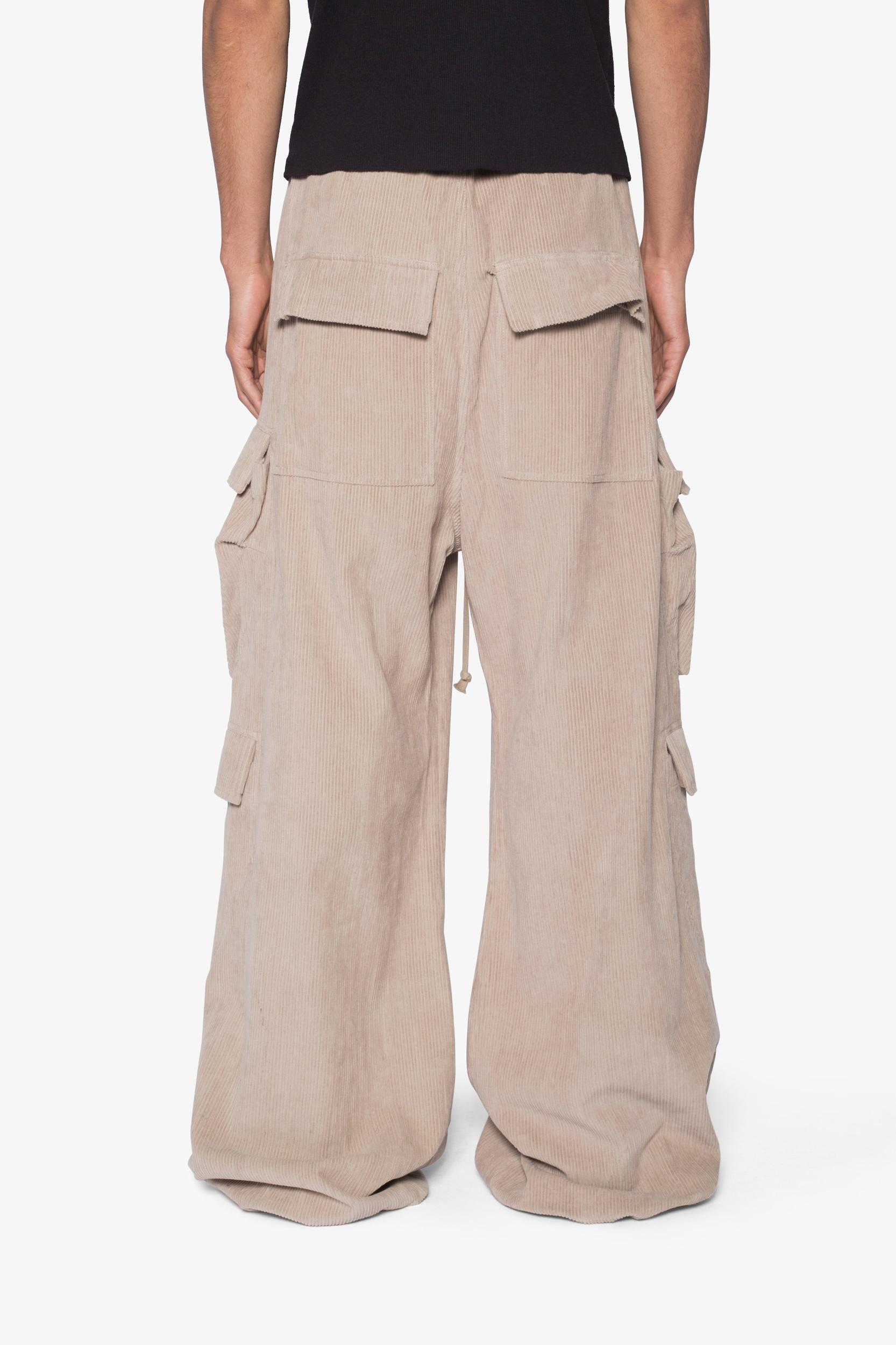 Corduroy Rave Double Cargo Pants - Khaki Product Image