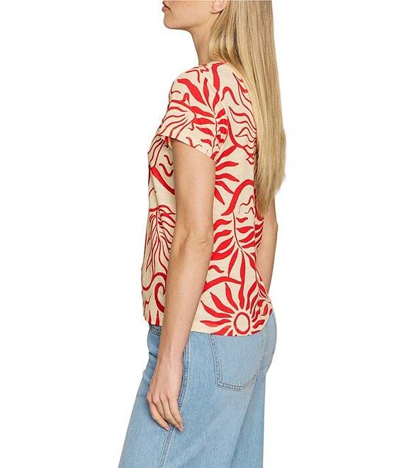Sanctuary The Perfect Tee Sunny Crew Neck Short Sleeve Top Product Image
