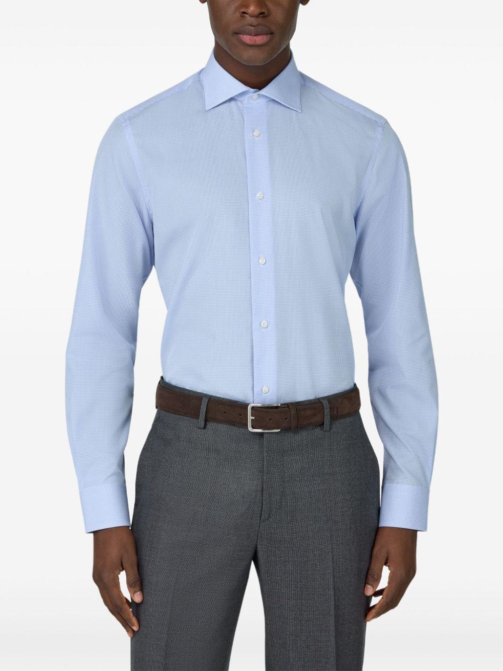 slim-fit cotton shirt Product Image