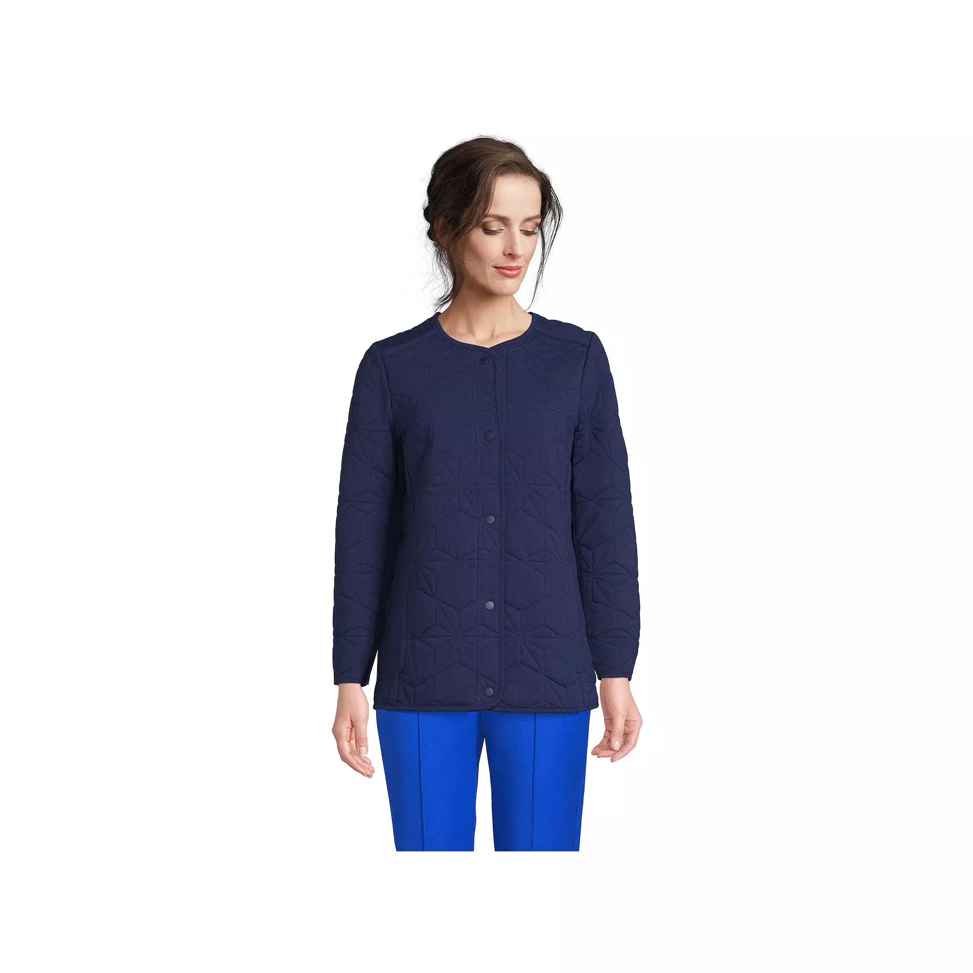 Women's Lands' End Insulated Cotton Long Jacket,  Product Image