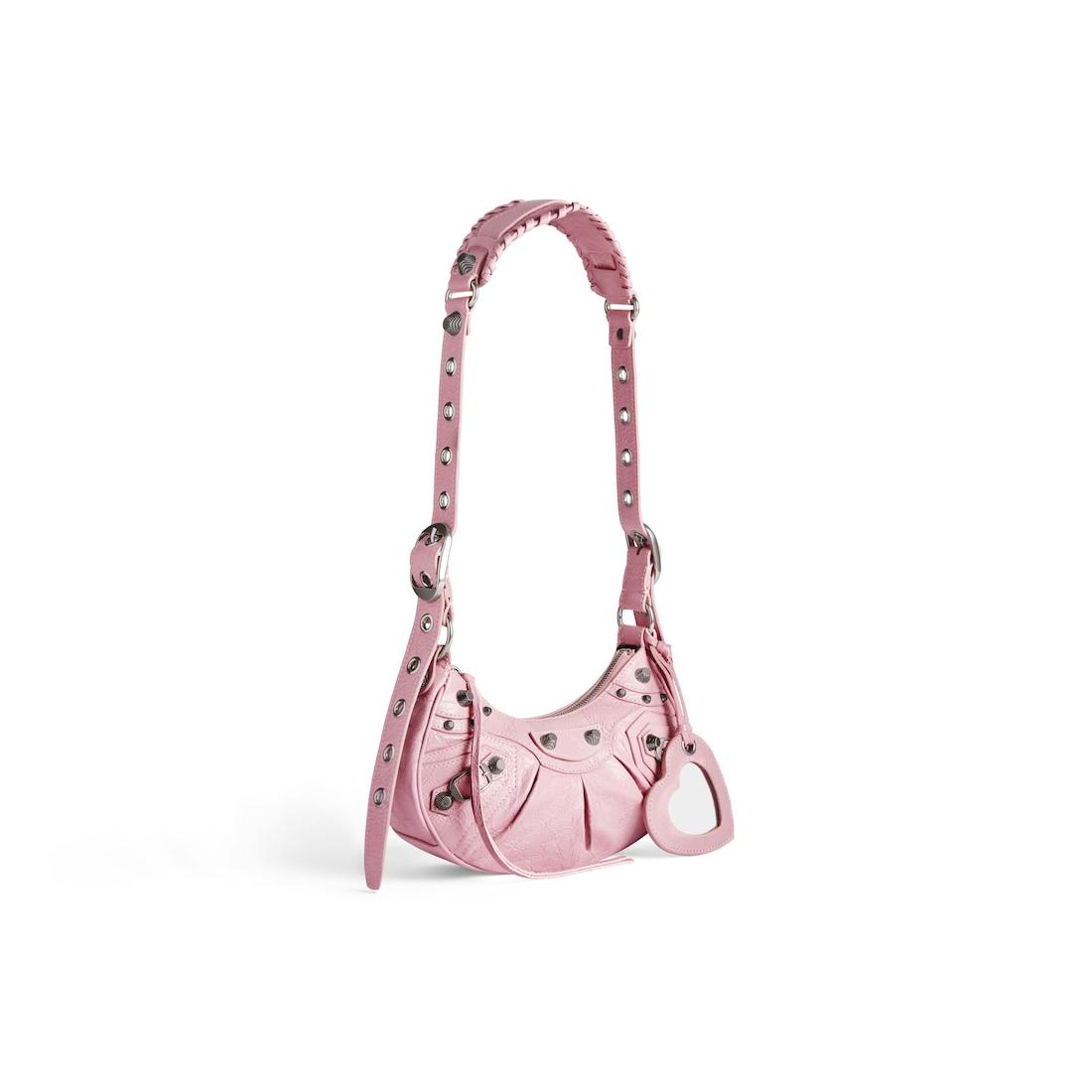 Women's Le Cagole Shoulder Bag Xs in Light Pink Product Image