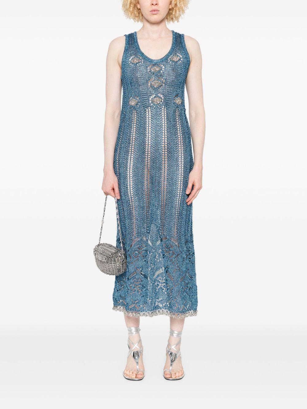 lurex-knit midi dress Product Image