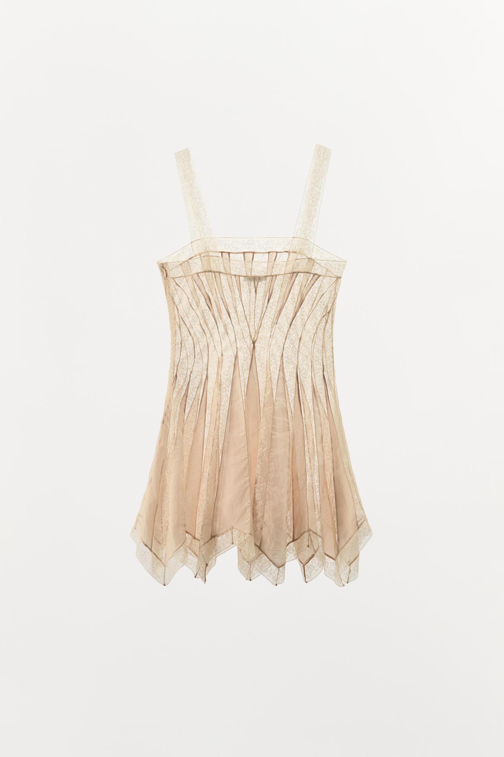 RUFFLED LACE DRESS Product Image