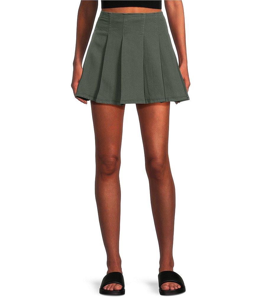 GB Mid Rise Pleated Tennis Skirt Product Image