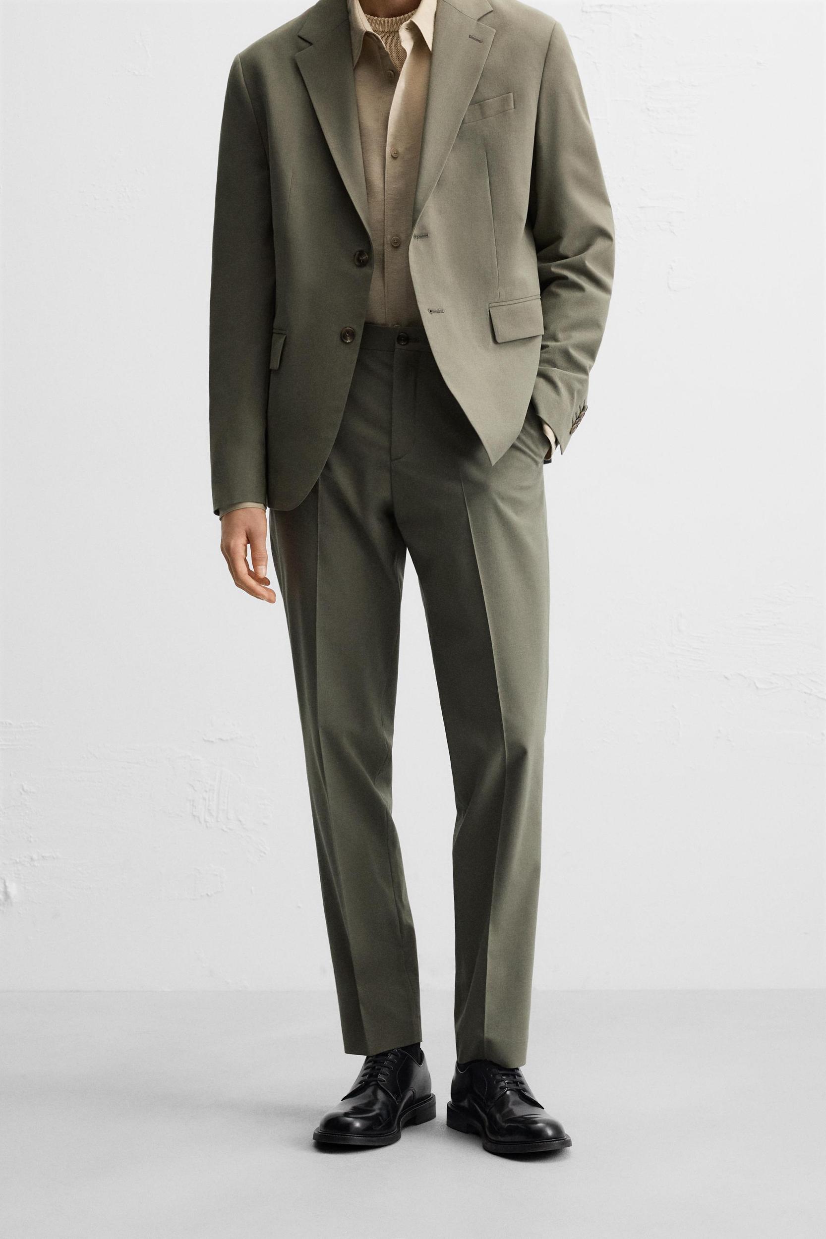 WOOL SUIT PANTS Product Image