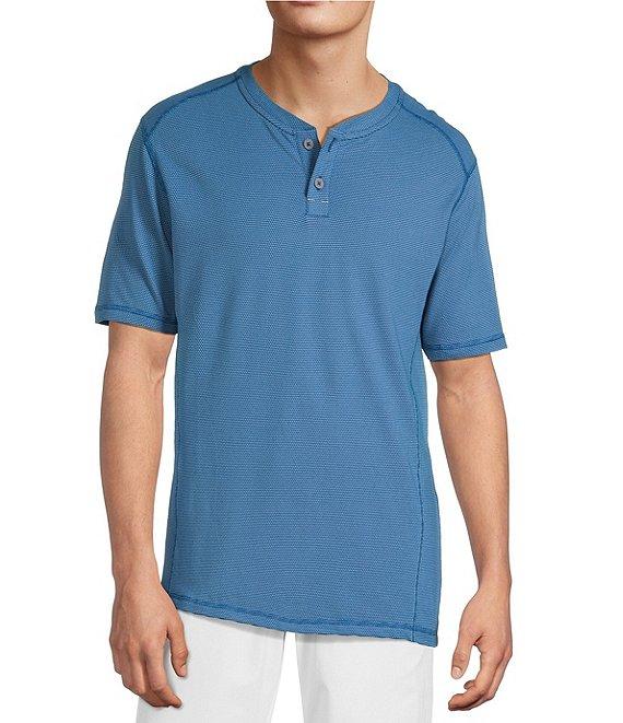 Tommy Bahama IslandZone Weekend Player Short Sleeve Henley Shirt Product Image