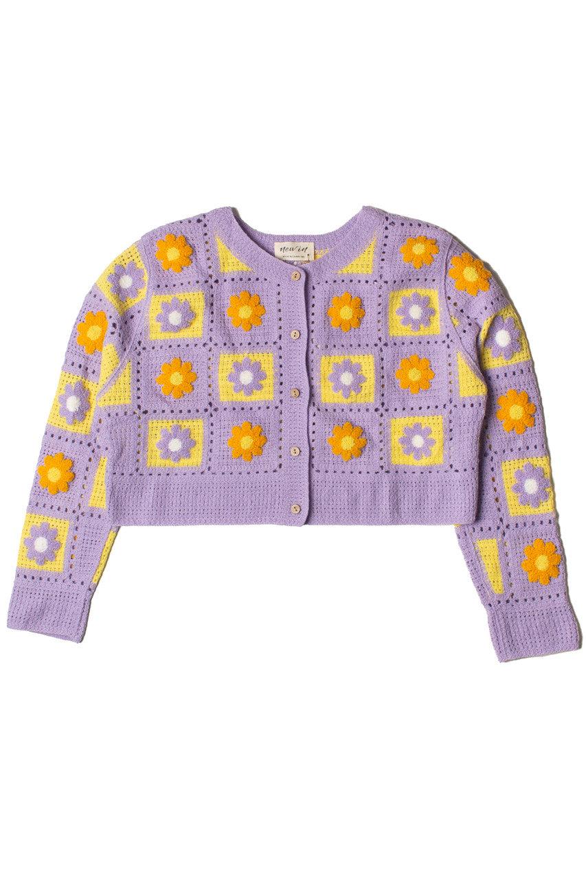 Flower Crochet Cardigan Product Image