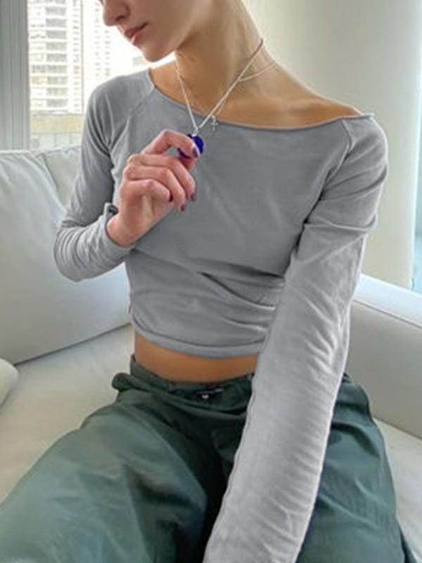 Lilac Y2K Long Sleeve Tee Product Image