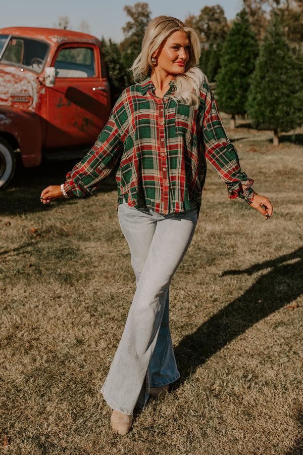 Vail Views Plaid Top Product Image