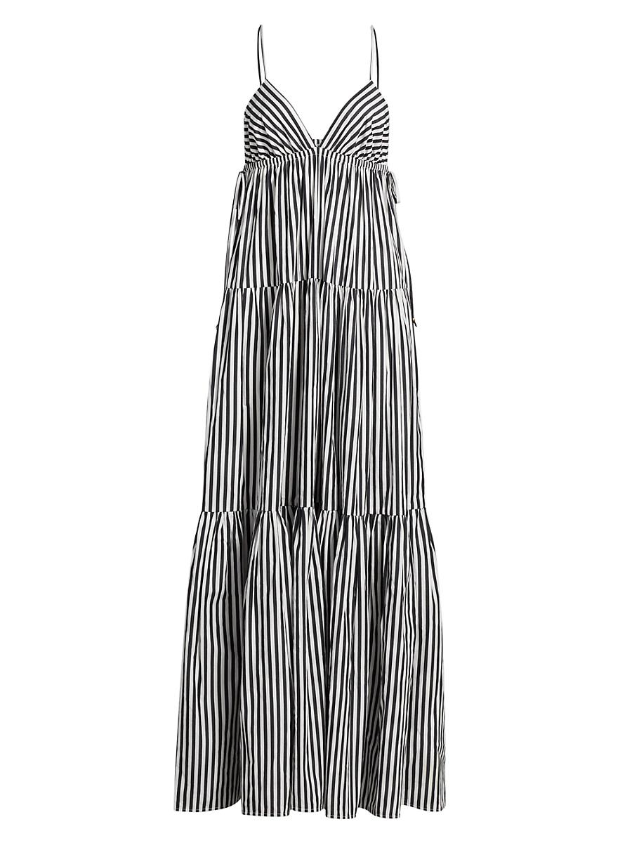 Womens Jalen Striped Maxi Dress Product Image