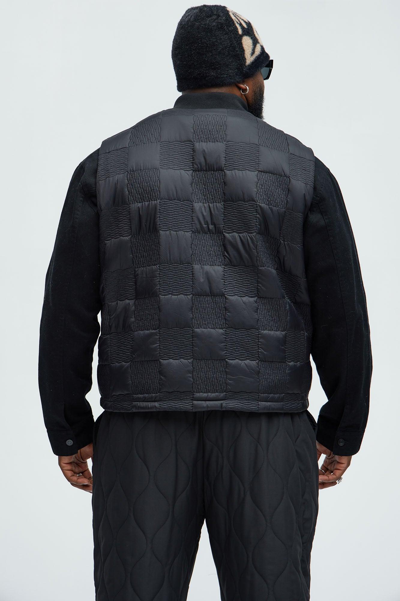 Easton Quilted Vest - Black Product Image
