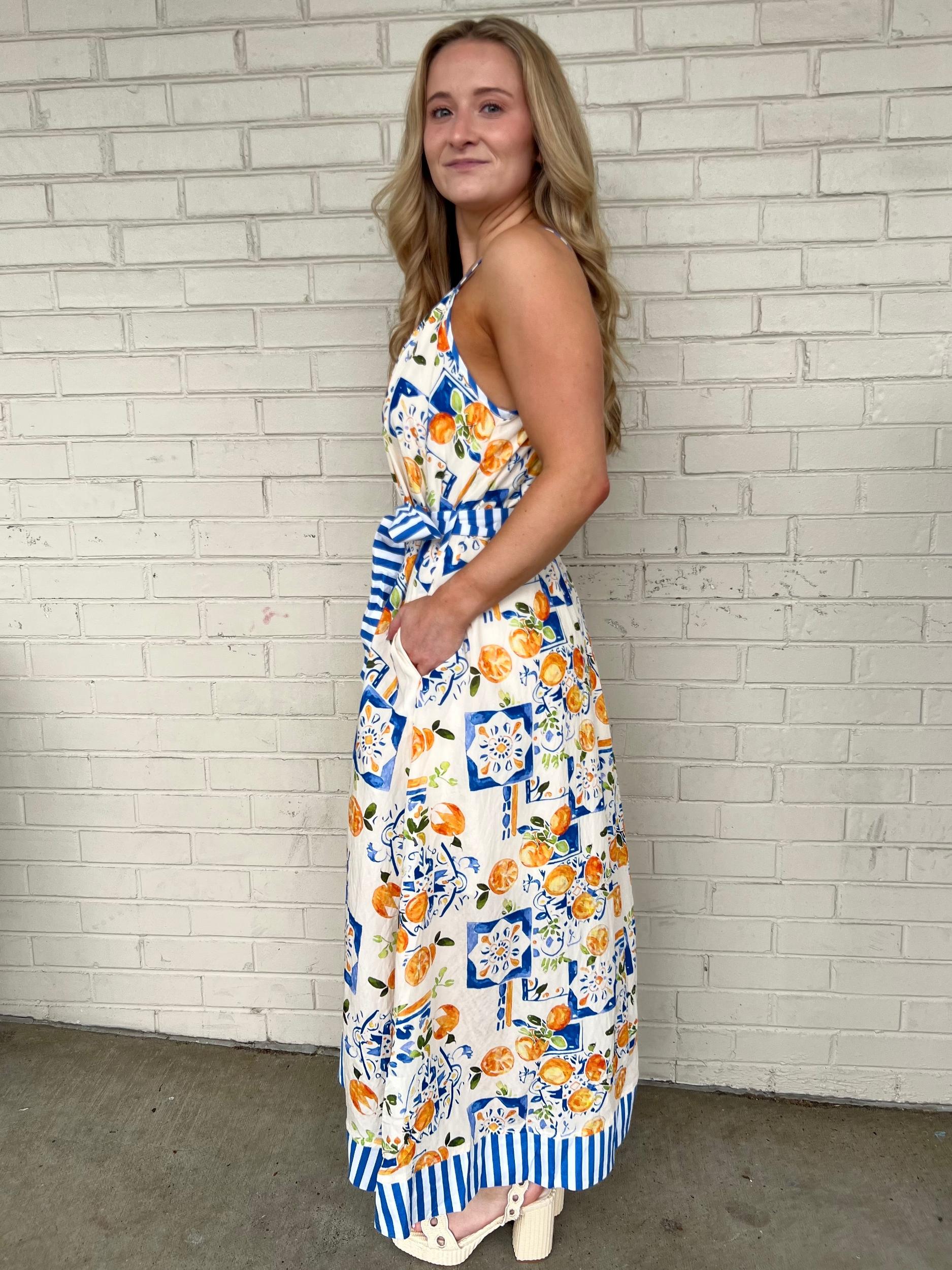 Reva Print Midi Dress Product Image