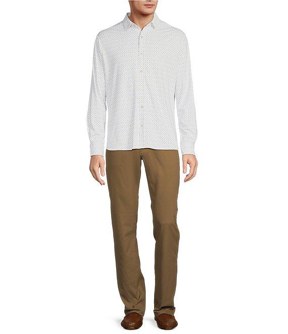 Hart Schaffner Marx Geo Print Luxury Performance Sportshirt Product Image