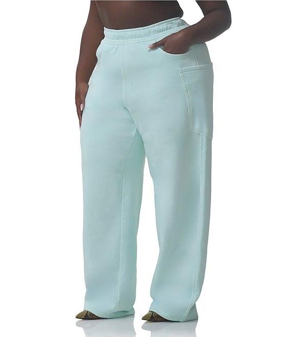 AFRM Plus Size Ryan Coordinating Fleece Barrel Leg Sweatpants Product Image