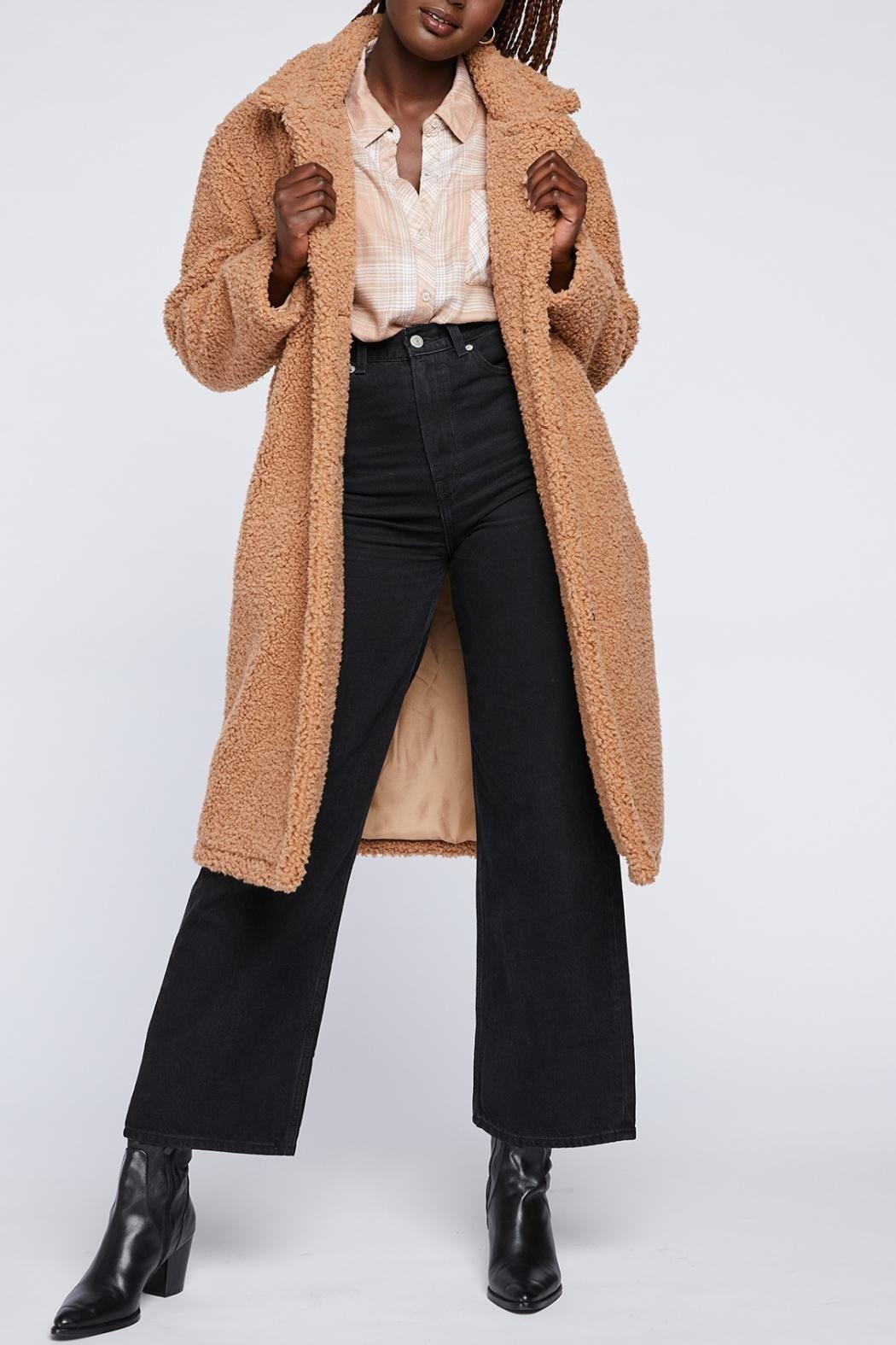 Soft Faux Shearling Coat Product Image