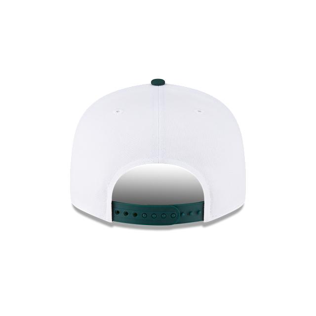 Michigan State Spartans White 9FIFTY Snapback Hat Male Product Image