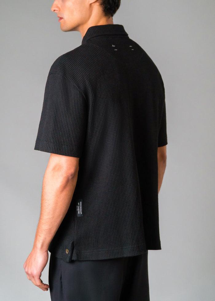 Pique Polo Black Product Image