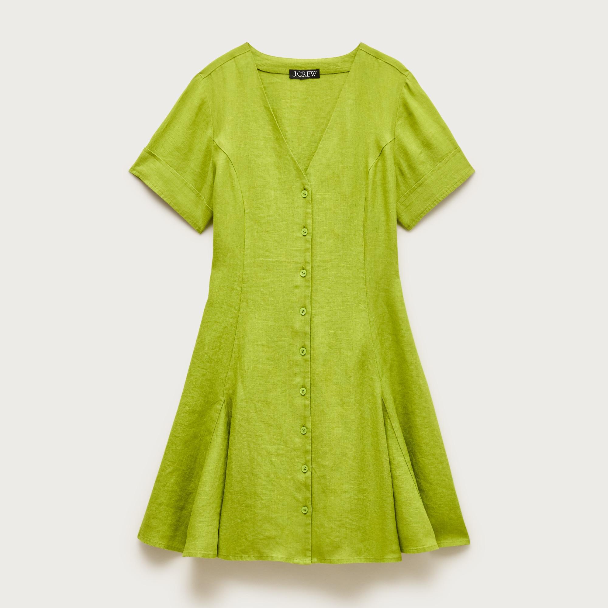 Fleur mini dress in linen Product Image
