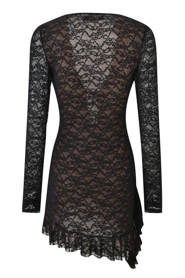 CLARISSE MINI DRESS - BLACK Product Image