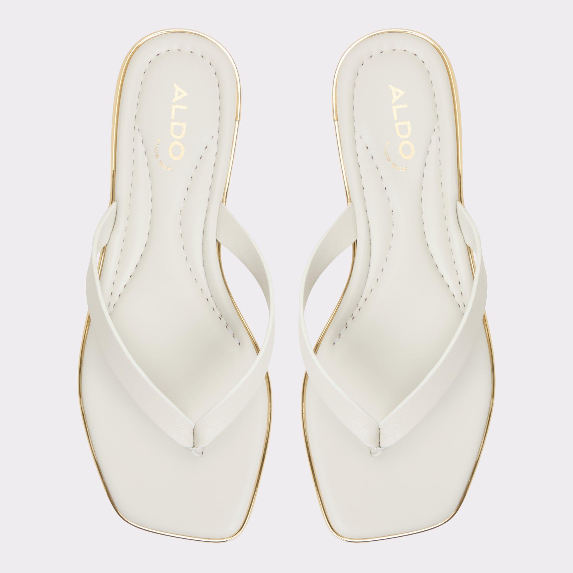 Theao White/Bone Women's Flat Sandals | ALDO US Product Image