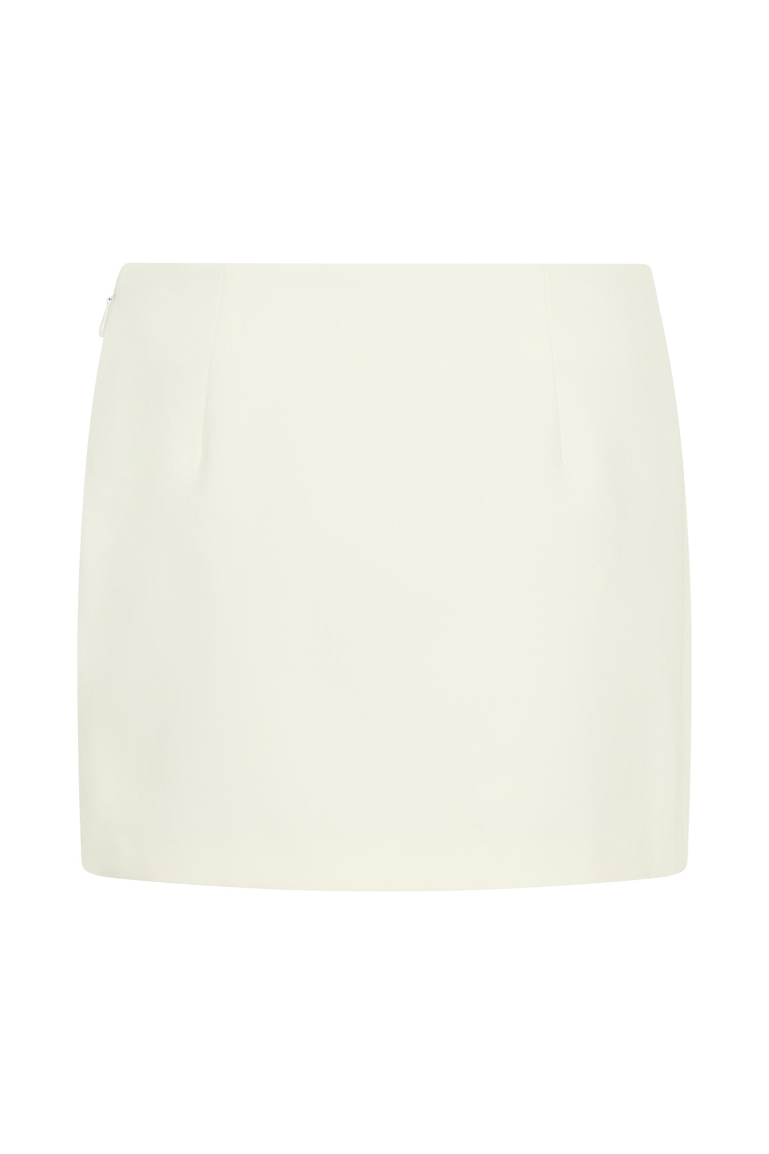 Aisha Suiting Mini Skirt - Ivory Product Image