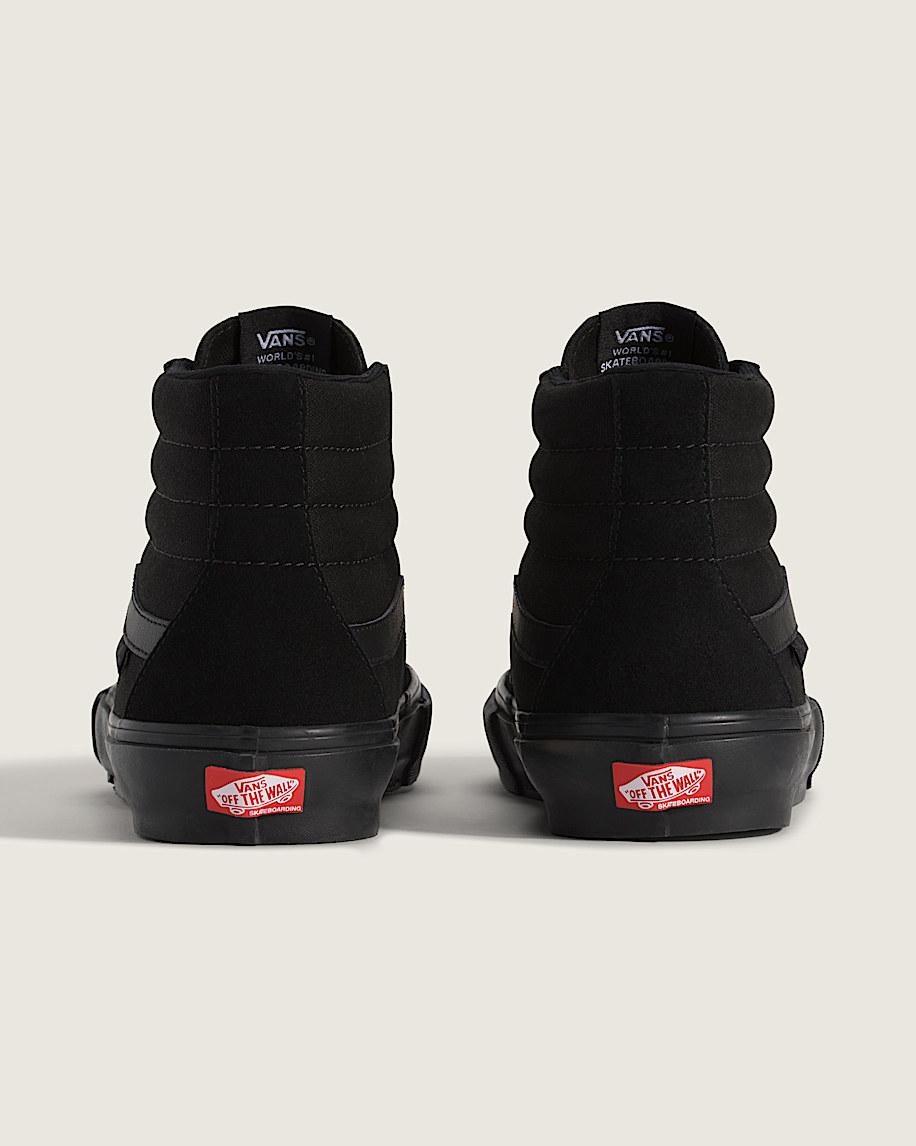 Vans | Skate Sk8-Hi Black/Black Skate Shoe Product Image