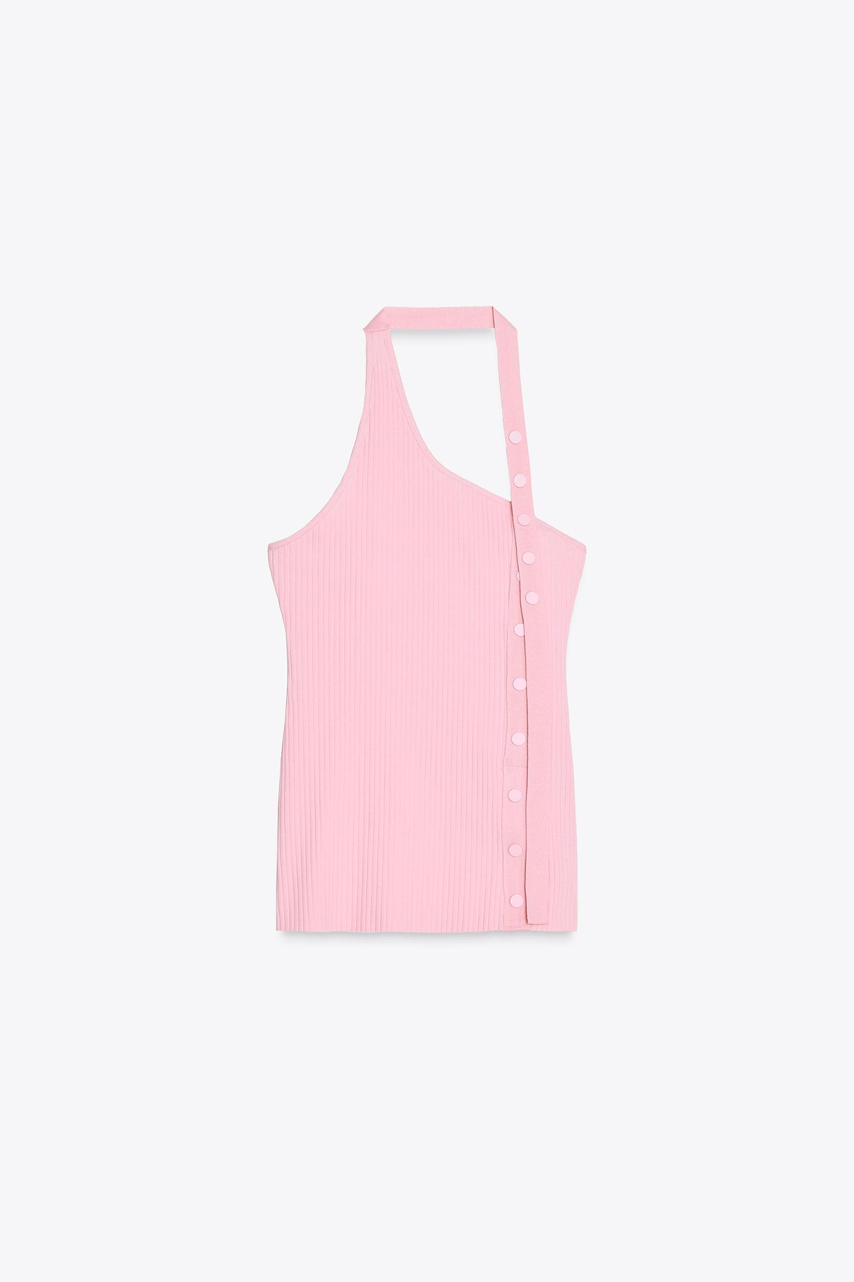 ASYMMETRICAL RIBBED TOP Product Image